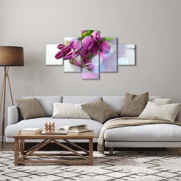 Obraz - kytice tulipánů (125x70 cm)