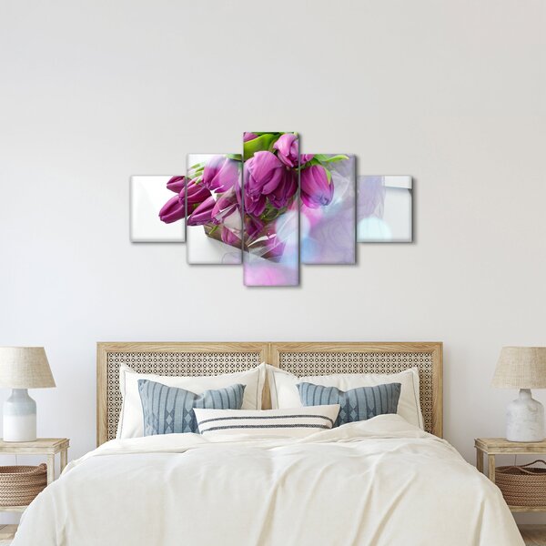 Obraz - kytice tulipánů (125x70 cm)