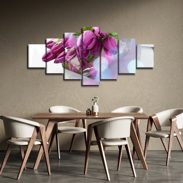 Obraz - kytice tulipánů (210x100 cm)