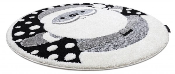 Koberec JOY Santa černý / krém