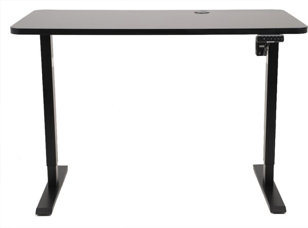 Výškově nastavitelný elektrický stůl BestBerg BBAT-14BB / rozměr 140x70 cm / výška 70-114 cm / černá
