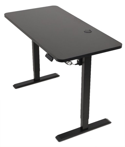 Výškově nastavitelný elektrický stůl BestBerg BBAT-14BB / rozměr 140x70 cm / výška 70-114 cm / černá