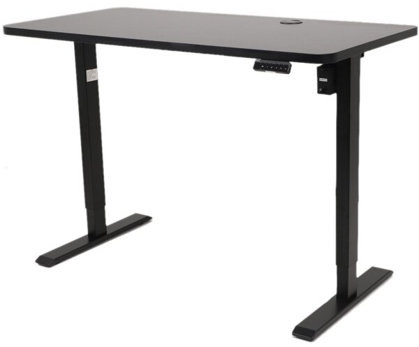 Výškově nastavitelný elektrický stůl BestBerg BBAT-14BB / rozměr 140x70 cm / výška 70-114 cm / černá