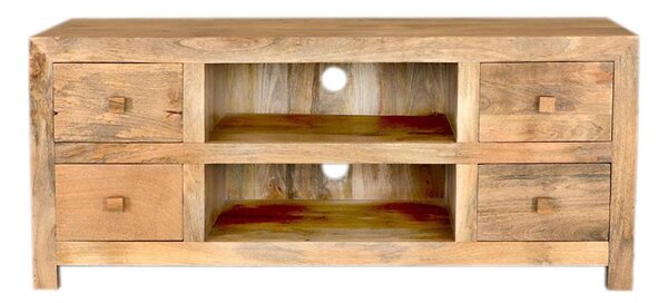 TV stolek HINA 140x45 cm masiv/mangovník