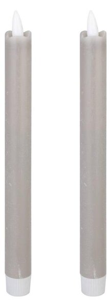 Eglo 422222 - SADA 2x LED Svíčka ANDRAFIABE LED/1xAAA 24,5 cm šedá