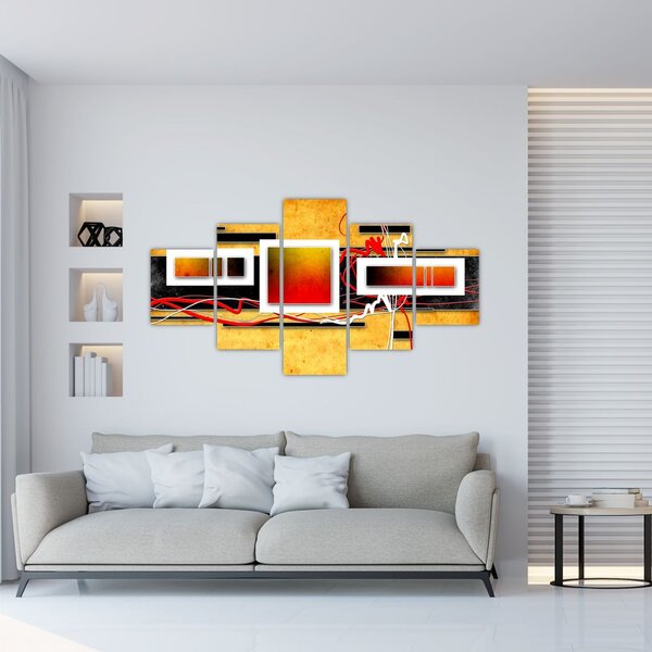 Obraz - Abstrakce (125x70 cm)