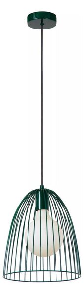 Lucide 74417/01/33 - Lustr na lanku MACARONS 1xE27/40W/230V pr. 24,5 cm zelená