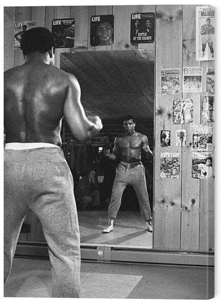 Obraz na plátně Muhammad Ali - Mirror