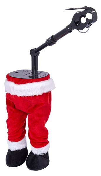 X-MAS Ozdoba nohy ve stromě Santa 35 cm