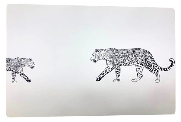 Altom Prostírání na stůl, bílé, 28x43 cm, Leopard