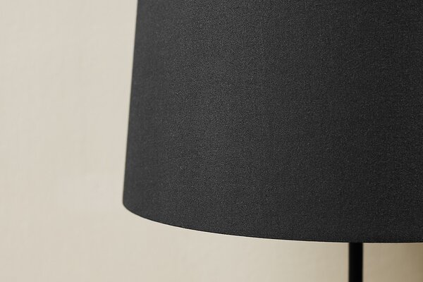 Designová stolní lampa Macaw v černé barvě se třemi tyrkysovými figurami papoušků 75 cm