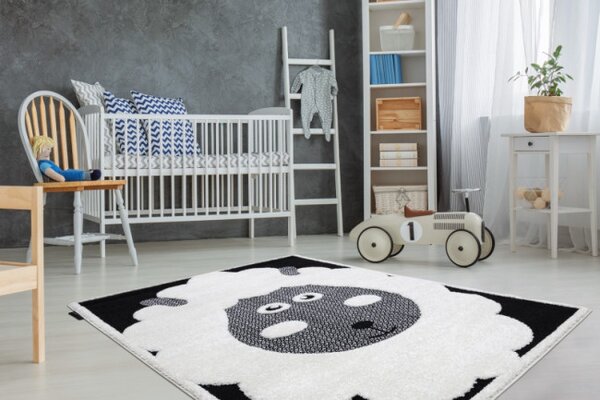 Koberec JOY Sheep krém / černý