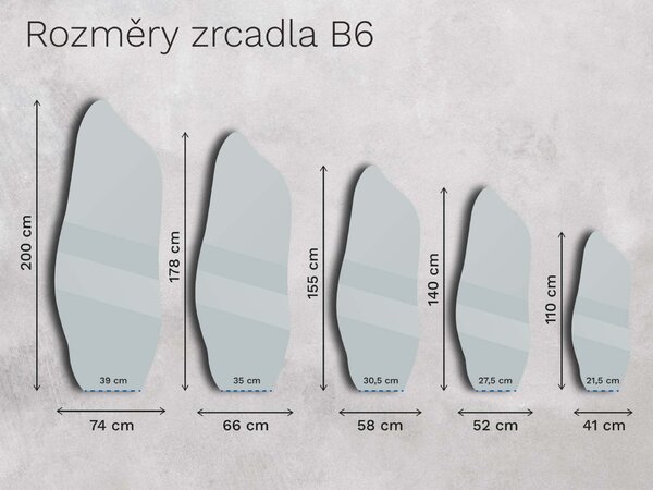Zrcadlo Base B6