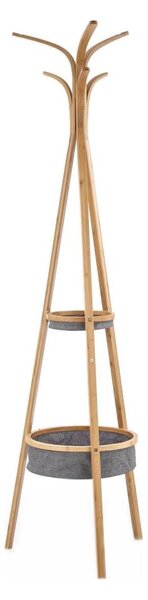 Stojanový věšák 177x52 cm hnědá