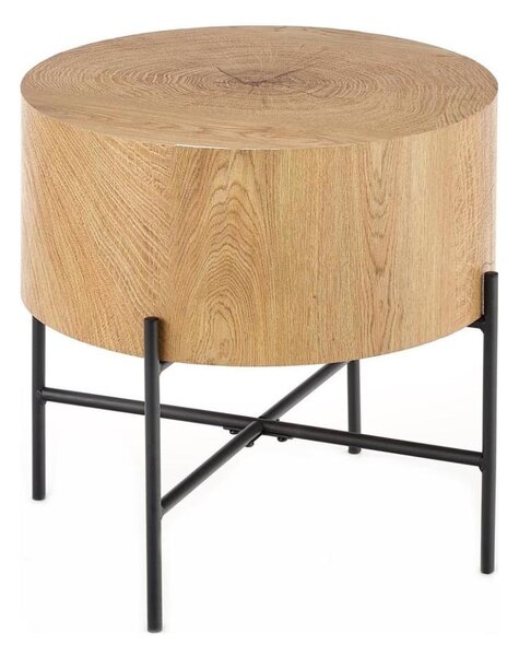 Konferenční stolek BROOKLYN 45 cm černá/béžová