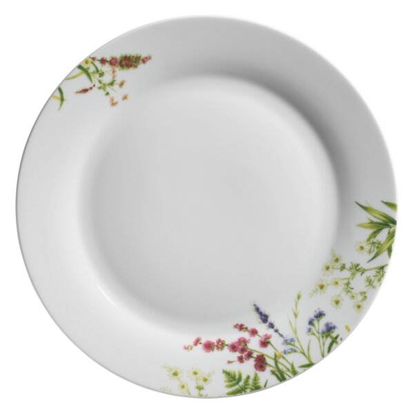 Mäser Porcelánový talíř, bílý, Herbal Garden Rozměry: 27 cm