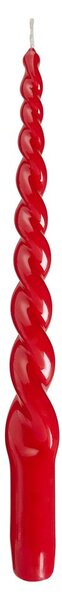 TWISTED Sada svíček 4 ks 29 cm - červená