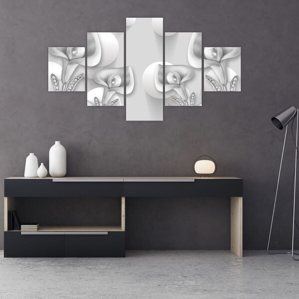 Obraz - Květinová design (125x70 cm)