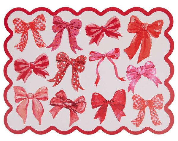 BOW Prostírání 32 x 43 cm - červená/růžová