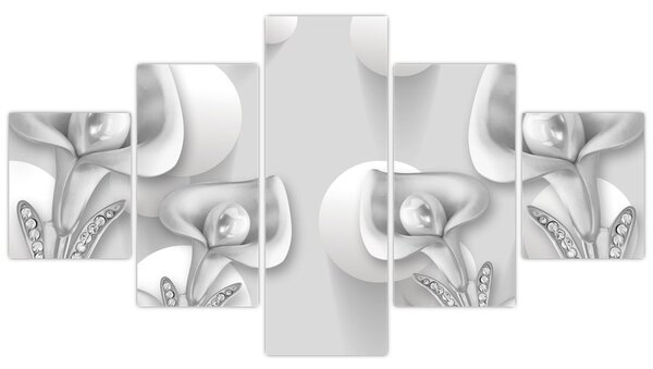 Obraz - Květinová design (125x70 cm)