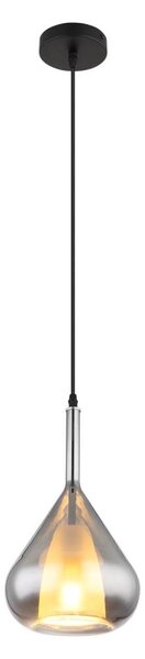 Globo 15542 - Lustr na lanku GEEKY 1xE27/60W/230V pr. 20 cm černá
