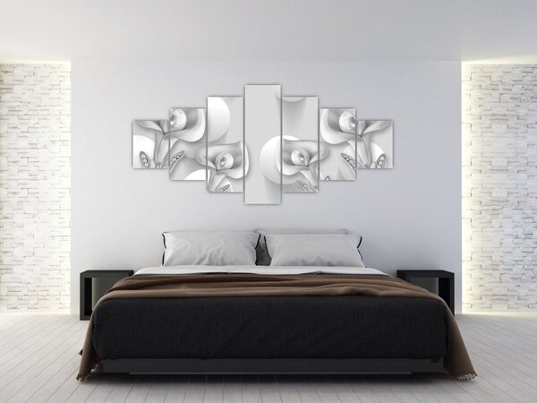 Obraz - Květinová design (210x100 cm)