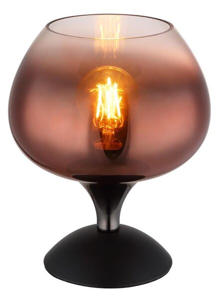 Globo 15548T2G - Stolní lampa MAXY 1xE27/40W/230V měděná