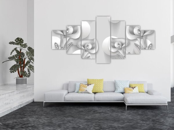 Obraz - Květinová design (210x100 cm)