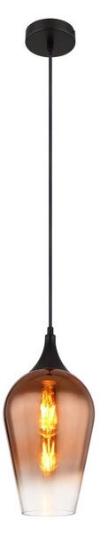 Globo 15552H1 - Lustr na lanku LAVUS 1xE27/60W/230V pr. 18 cm měděná