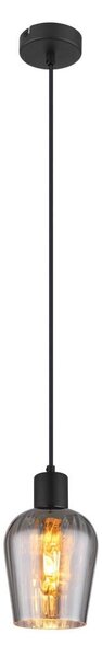 Globo 15627 - Lustr na lanku RYAN 1xE27/40W/230V pr. 13,5 cm černá