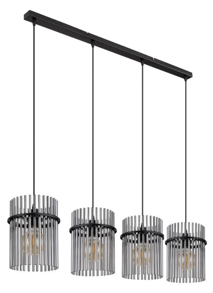 Globo 15698-4H - Lustr na lanku GORLEY 4xE27/60W/230V černá
