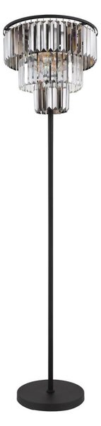 Globo 15695S - Stojací lampa NAXIS 3xE27/40W/230V pr. 40 cm černá