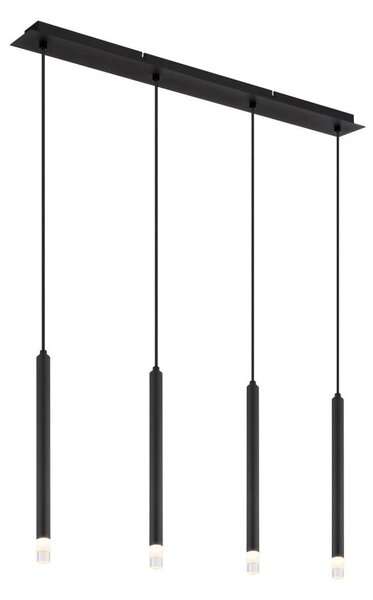Globo 15629-4 - Lustr na lanku BLAKE 4xG9/4W/230V černá