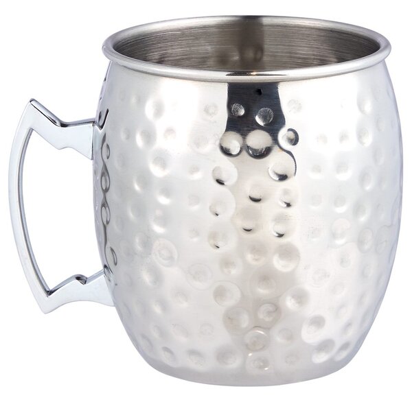 MOSCOW MULE Hrnek tepaný 470 ml - stříbrná