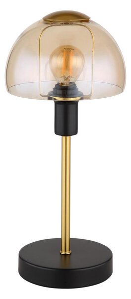 Globo 21914A - Stolní lampa KOKKINI 1xE14/25W/230V černá/zlatá