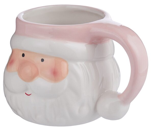 SANTA Hrnek 400 ml - růžová