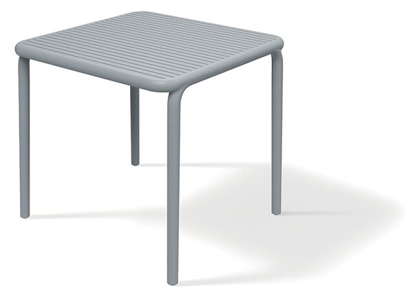 Prosperplast Zahradní jídelní stůl BRENES 79,5x79,5x75,5 cm šedý