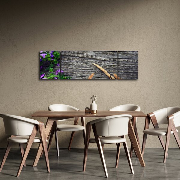 Obraz - luční květiny (170x50 cm)