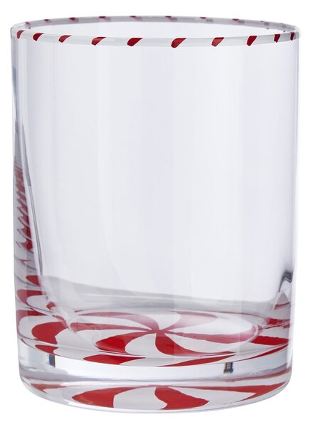 SWIRL Sklenice 270 ml - červená/bílá
