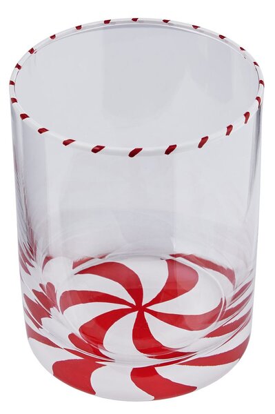 SWIRL Sklenice 270 ml - červená/bílá