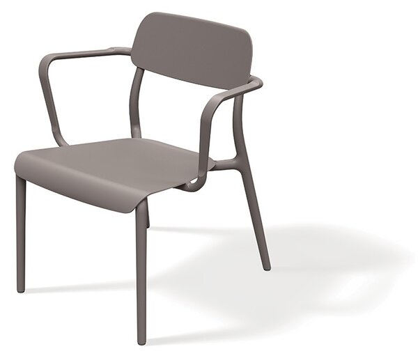 Prosperplast Zahradní křeslo Rimos 62 cm zemitě hnědé