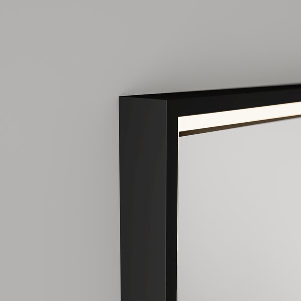 Nemlžící koupelnové zrcadlo s LED osvětlením 90x70 cm KZ4