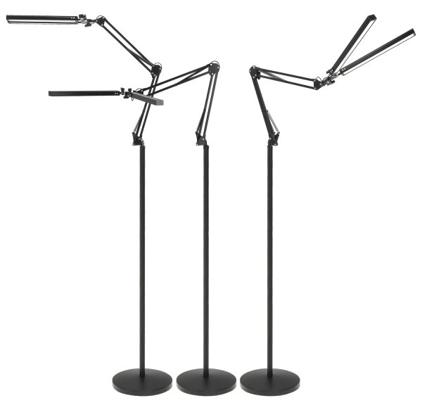 Brilagi - LED Stm. flexibilní stojací lampa VARIO LED/14W/5V 157 cm černá