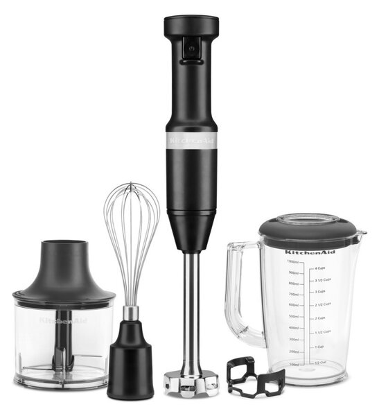 KitchenAid tyčový mixér s příslušenstvím 5KHBV83 - matná černá