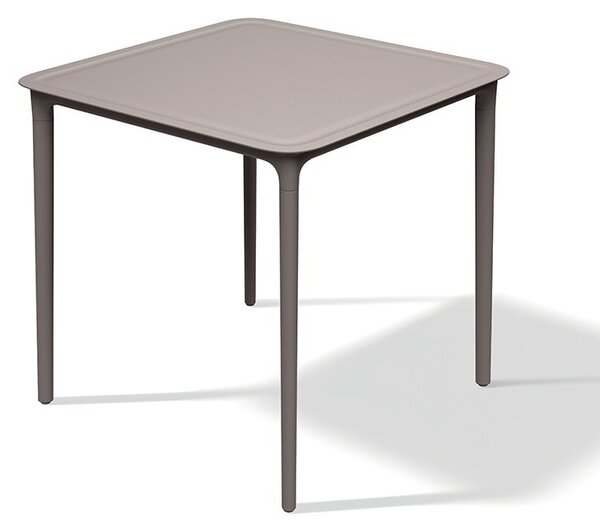 Prosperplast Zahradní jídelní stůl Rimos 77,5x77,5x74,5 cm zemitě hnědý