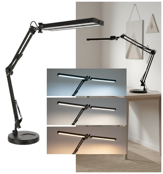 Brilagi - LED Stmívatelná stolní lampa VARIO LED/15W/230V 3000-6000K černá