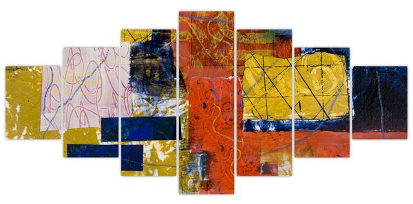 Obraz - Abstrakce (210x100 cm)