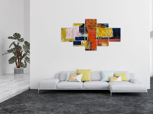 Obraz - Abstrakce (125x70 cm)