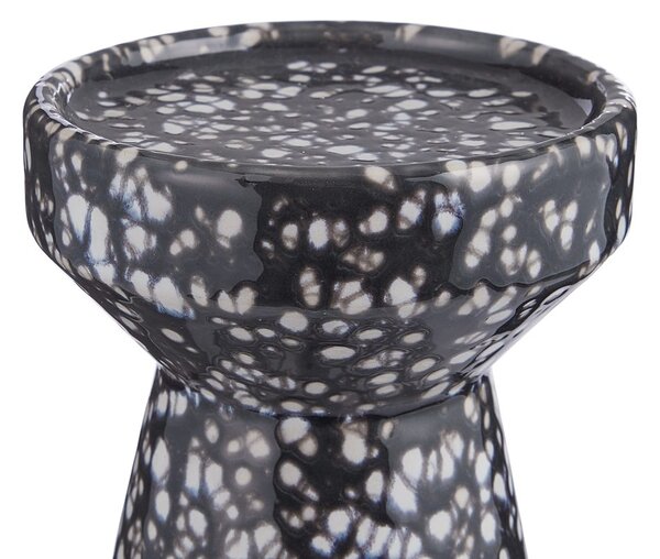 SPECKLE Stojan na sloupové svíčky 19 cm - černá