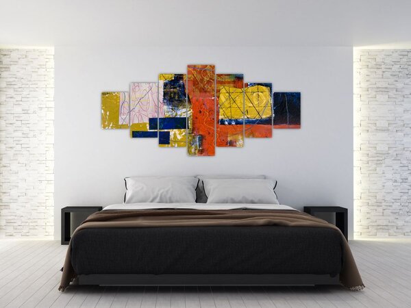 Obraz - Abstrakce (210x100 cm)